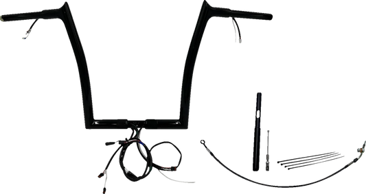 EZ Install Wired 1-1/4" Pointed Top Handlebar Kit
