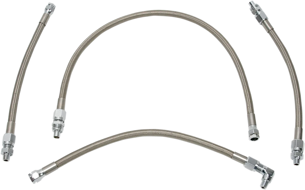 Stainless Steel Braided Oil Line Kit