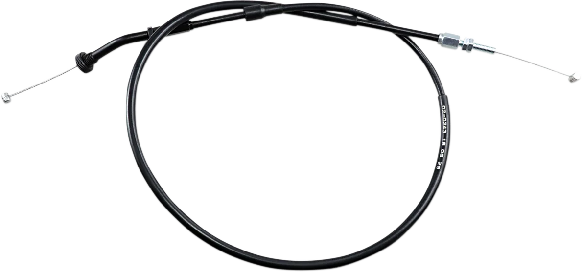 Black Vinyl Throttle Cable