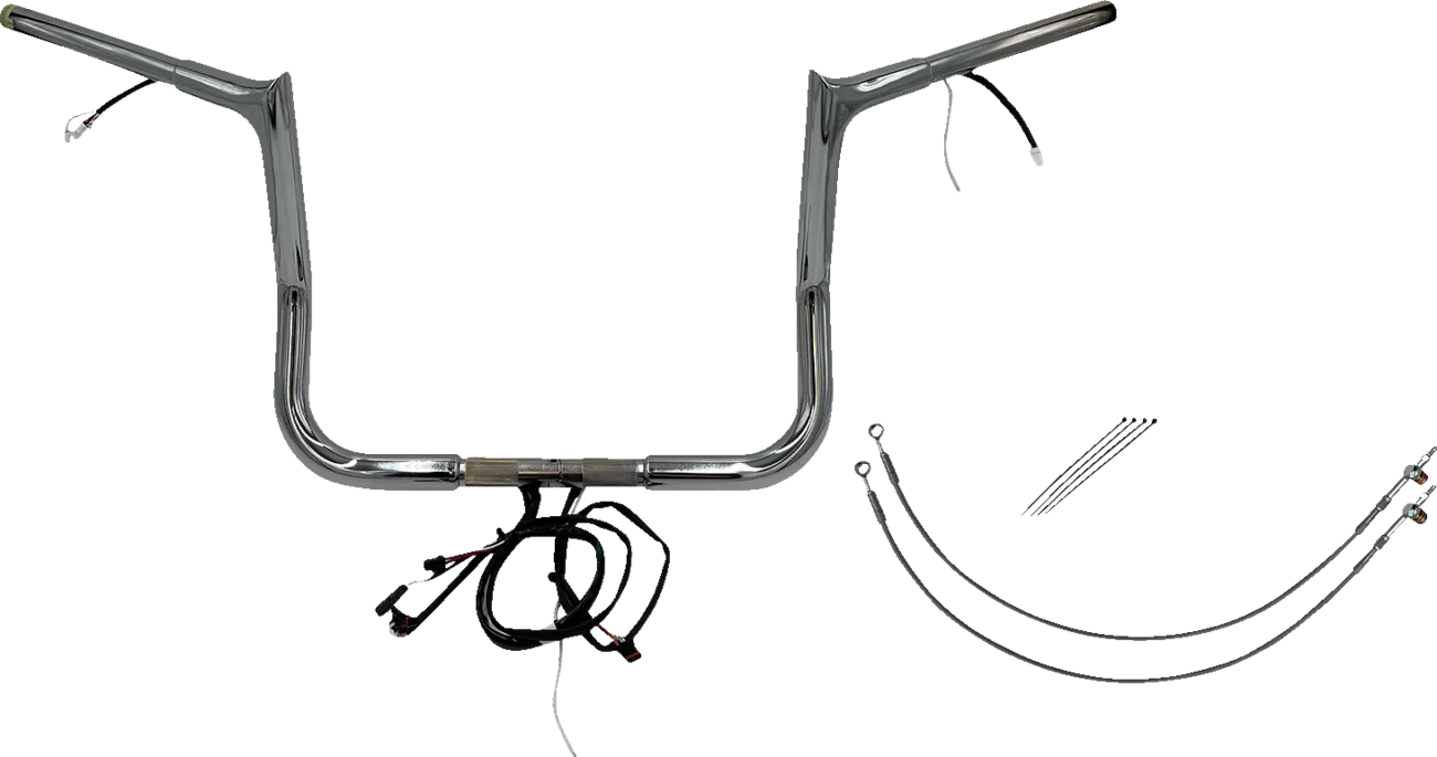 EZ Install Wired 1-1/4" Pointed Top Handlebar Kit