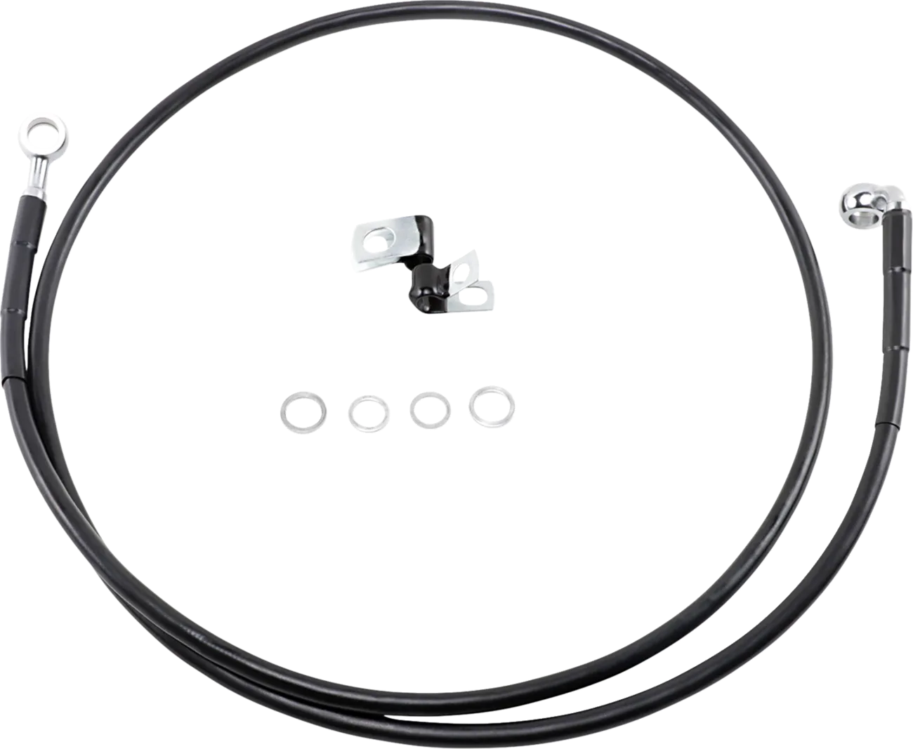 Extended Length Black Vinyl Brake Line Kit