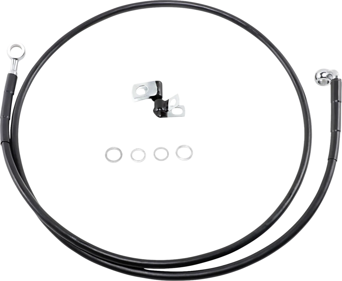 Extended Length Black Vinyl Brake Line Kit