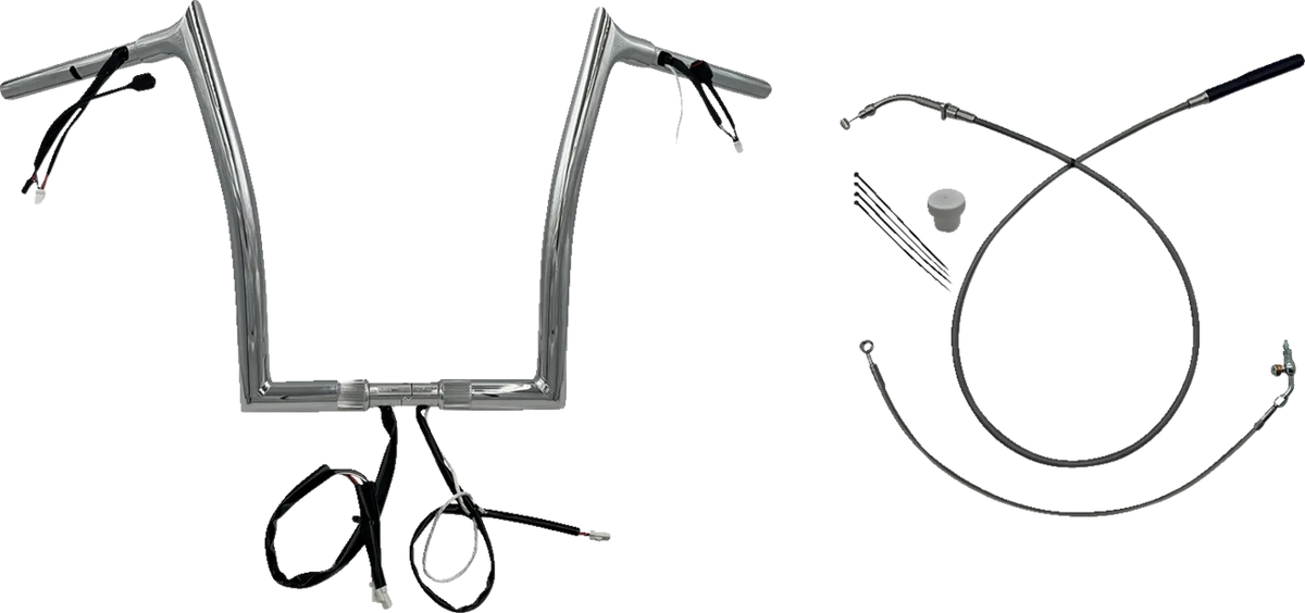 1-1/4" EZ Install Pointed Top Handlebar