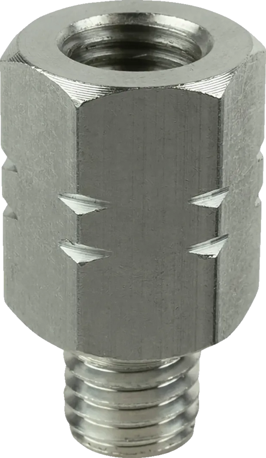 Female M10-1.25 to Male M10-1.5 Thread Adapter 20 mm Long