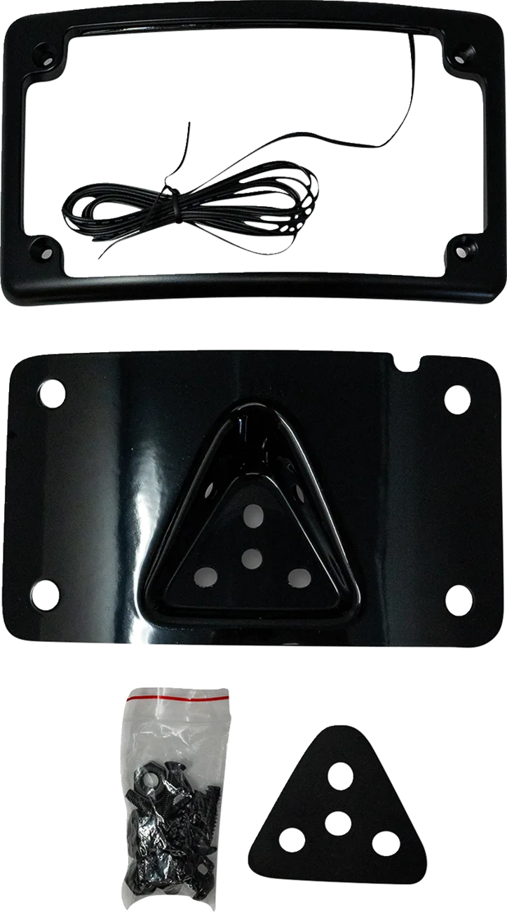 Curved Laydown License Plate Kit