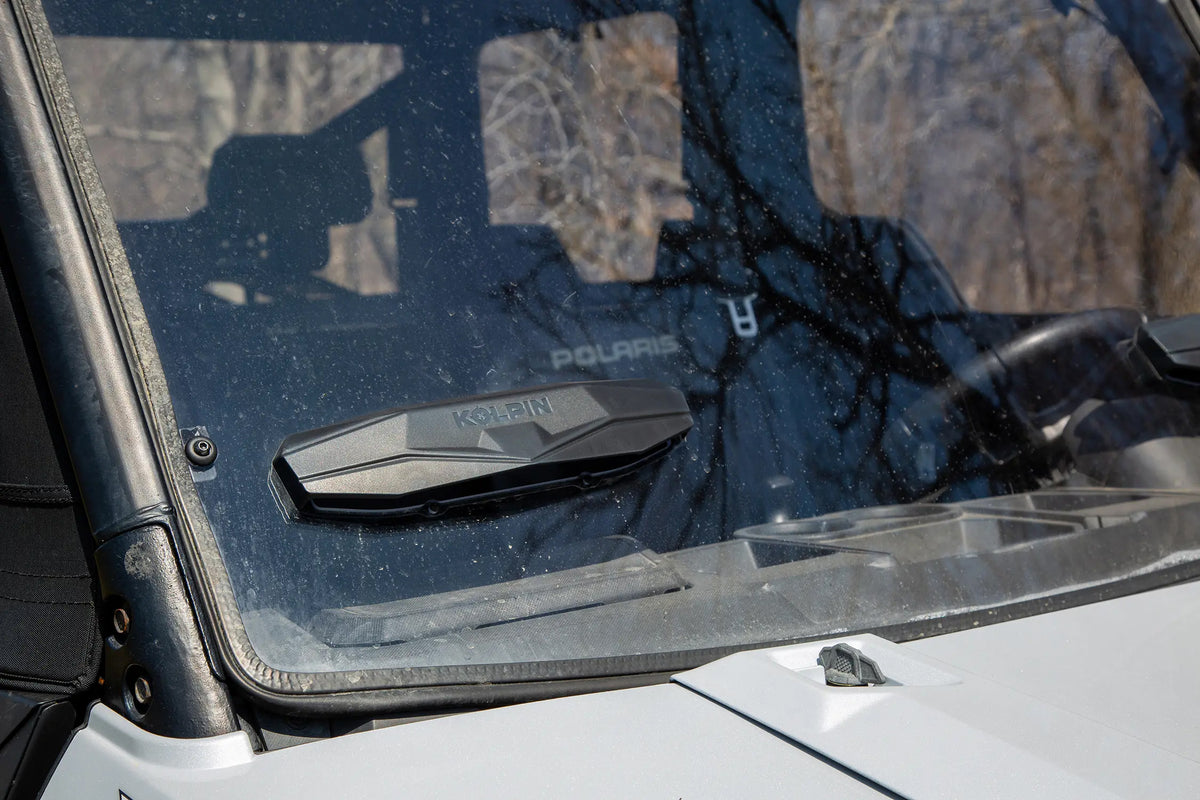 Front Poly Windshield - Full Fixed Vented