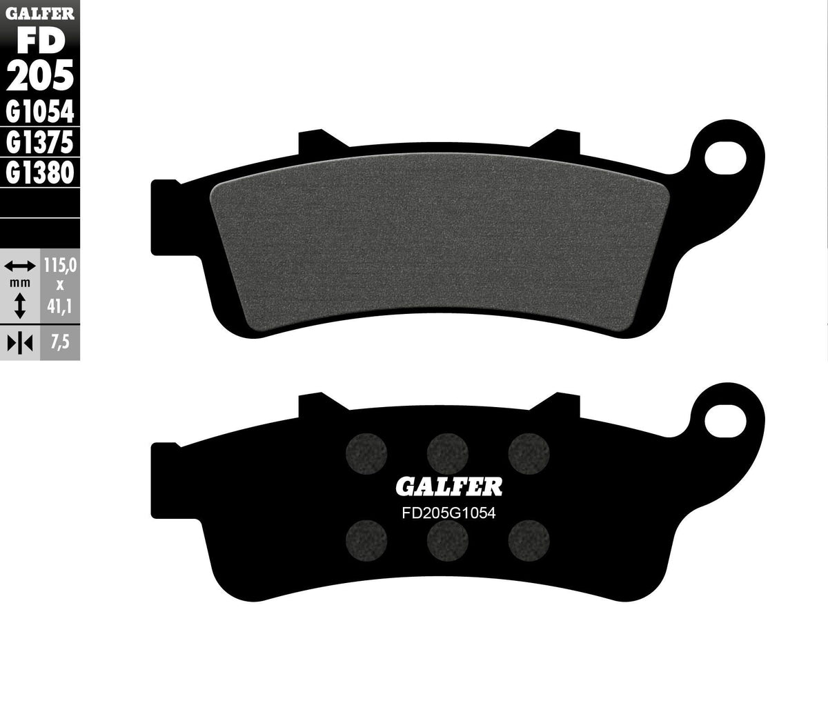G-Semi-Metallic Brake Pads