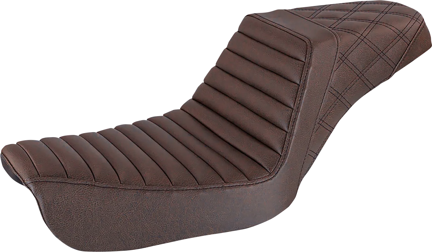 Step-Up Seat — Front Tuck-n-Roll/Rear Lattice Stitch