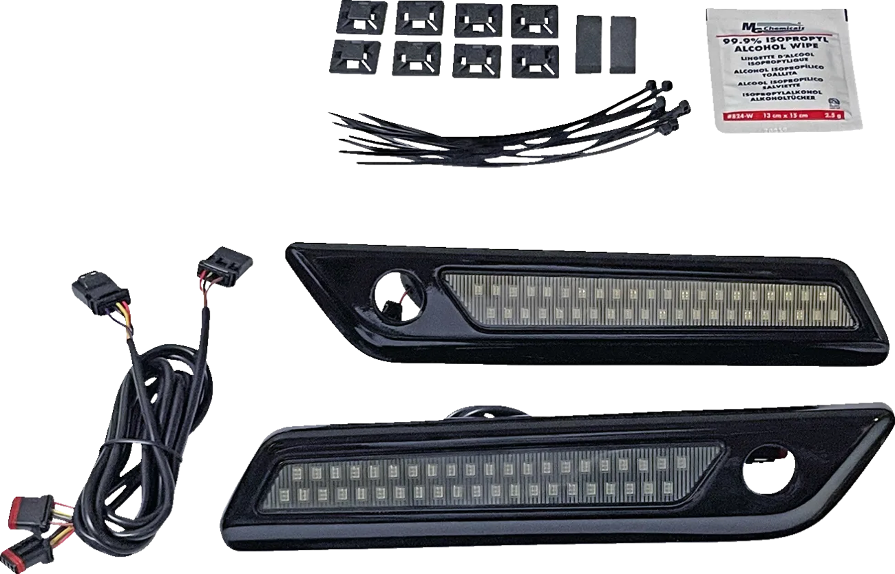 Saddlebag Latch Dual Color Accent Lights