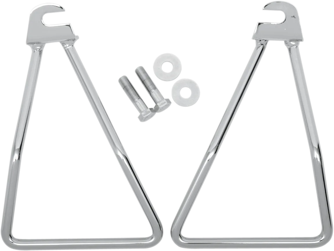 Chrome Saddlebag Support Brackets