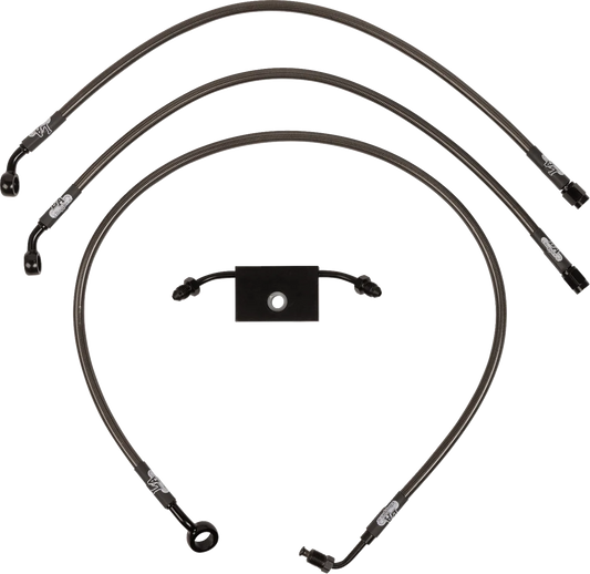 Midnight Braided Brake Line Kit