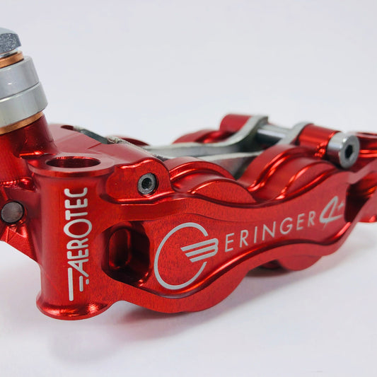 4+108R-R Beringer Aerotec+ 4-piston radial racing caliper, RH, 108mm bolt spacing