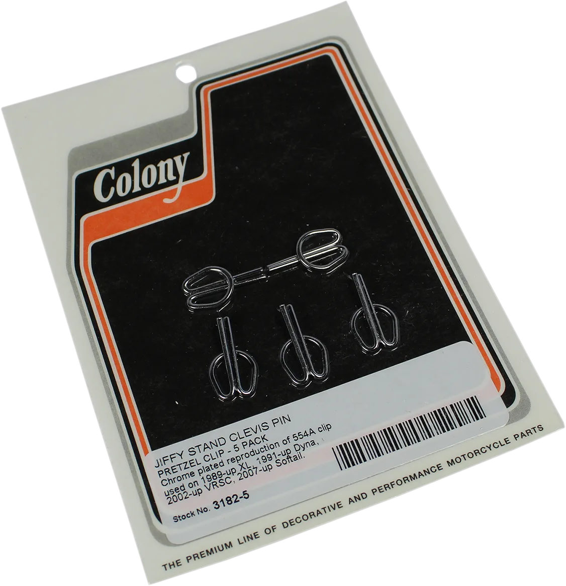 Jiffy Stand Clevis Pin Pretzel Clips