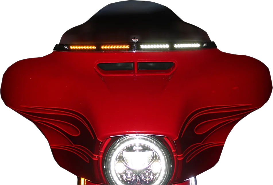 Genesis® 4 Dynamic LED Batwing Windshield Trim