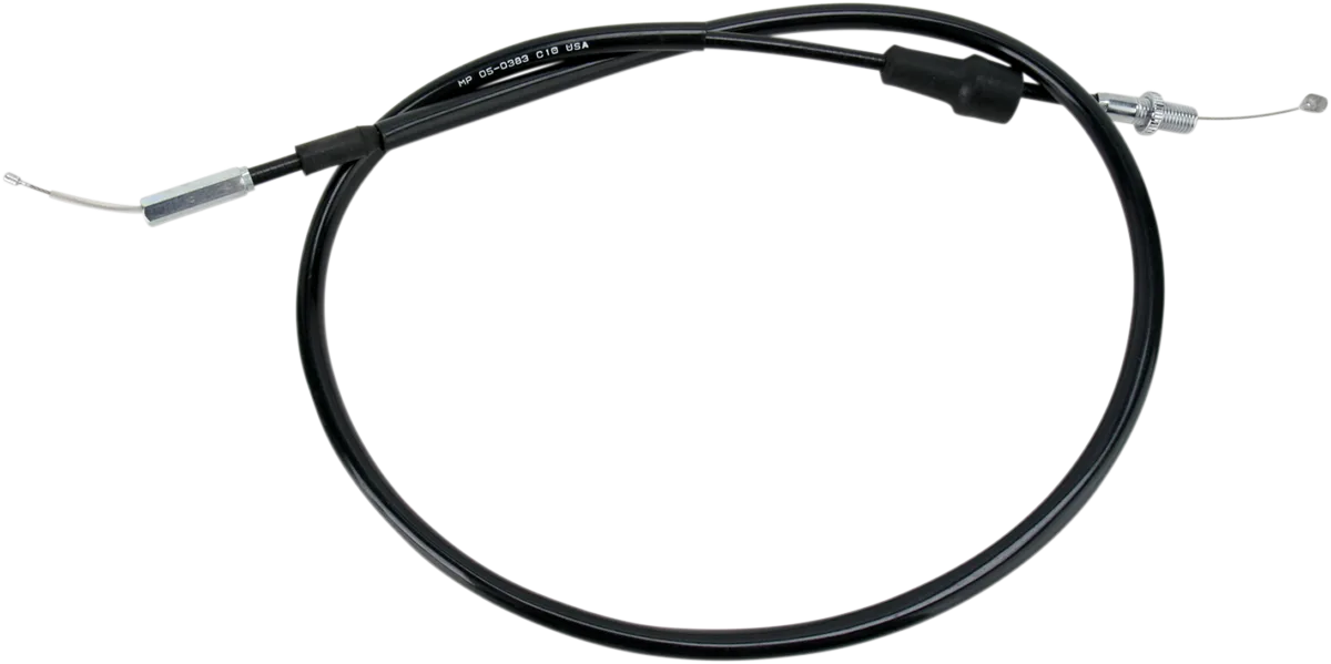 Black Vinyl Throttle Cable