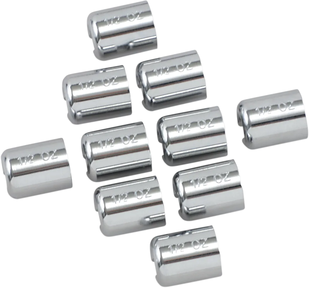 Chrome/Zinc Spoke Wheel Weights