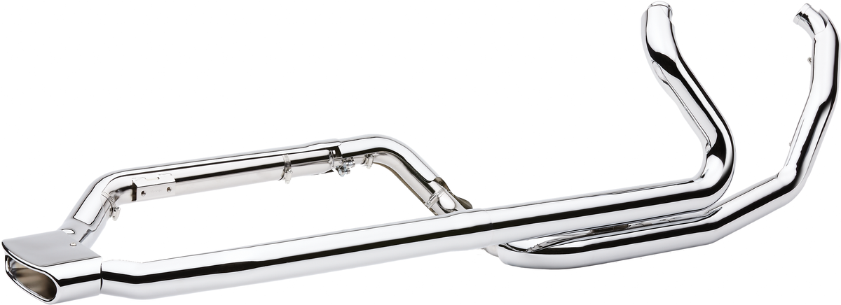 POWERPORT DUAL HEADPIPES CHROME FLH/FLT 09-16