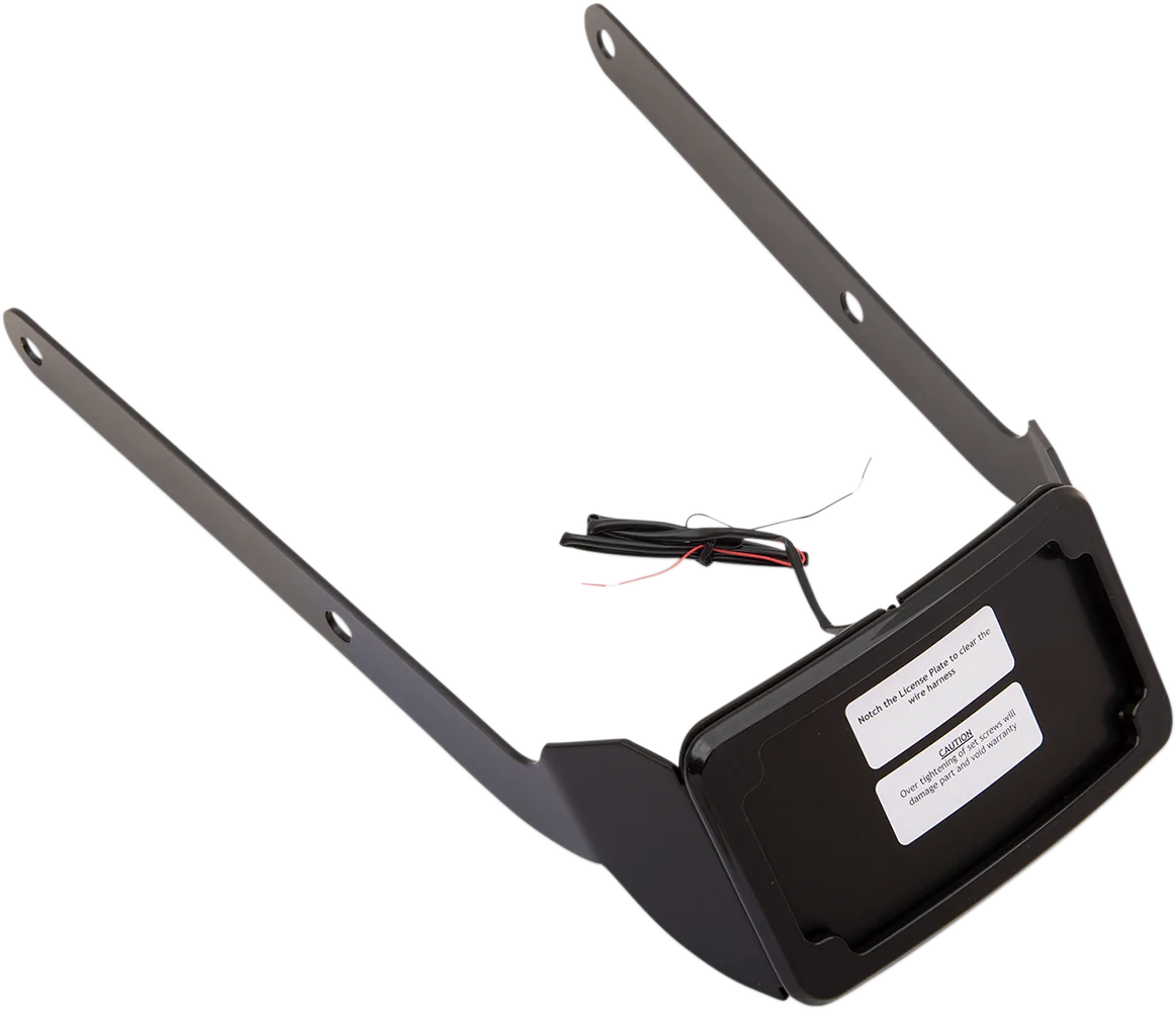 Curved License Mount with Frame