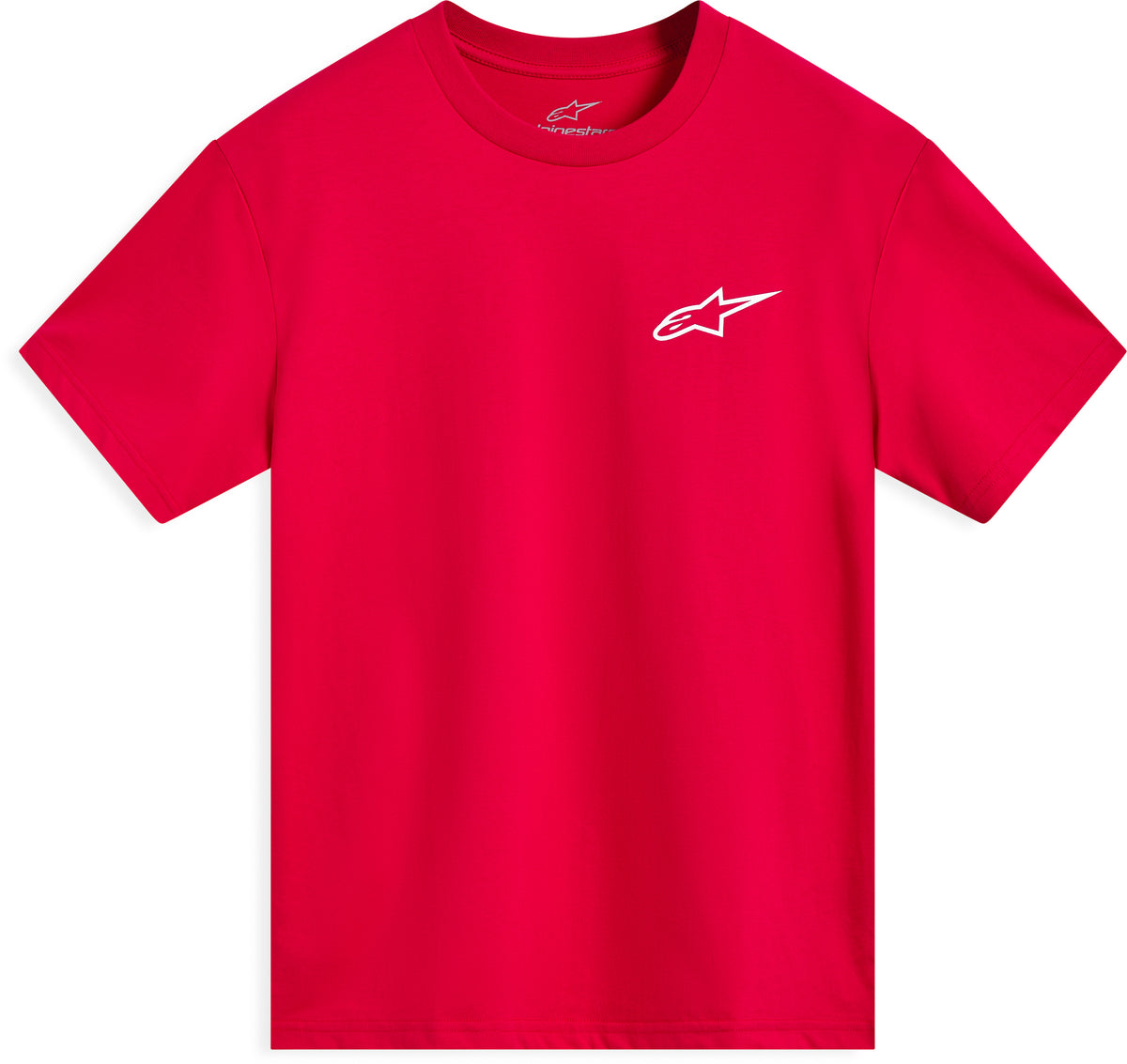 COMBO BACK SS CSF TEE RED/WHITE LG