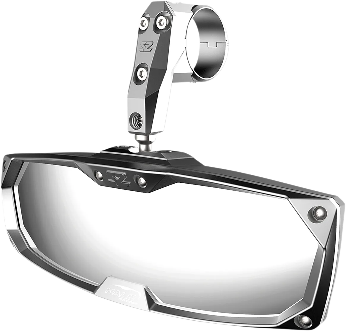 Halo R Rear View Mirror with Cast Aluminum Bezel