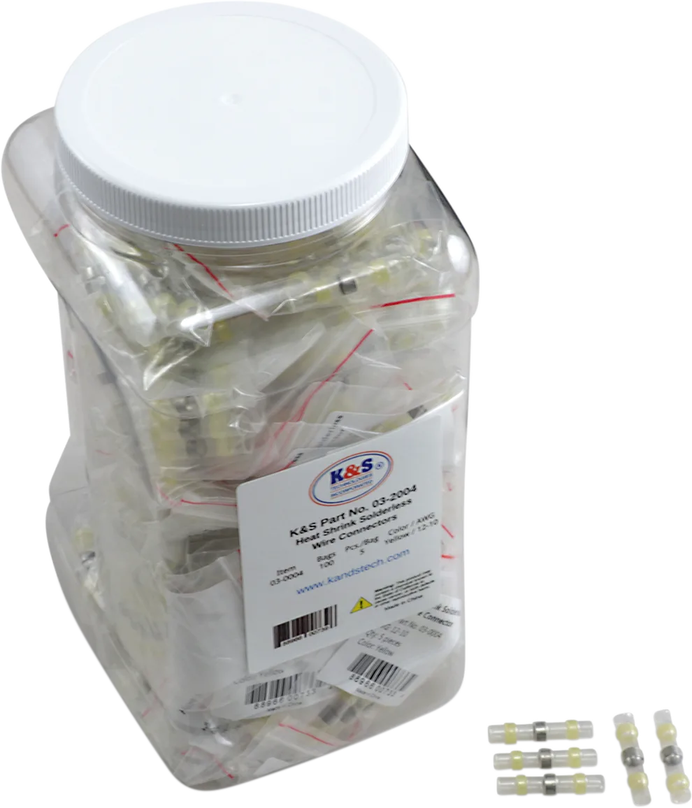 Heat-Shrink Solderless Wire Connector Kit/Refill
