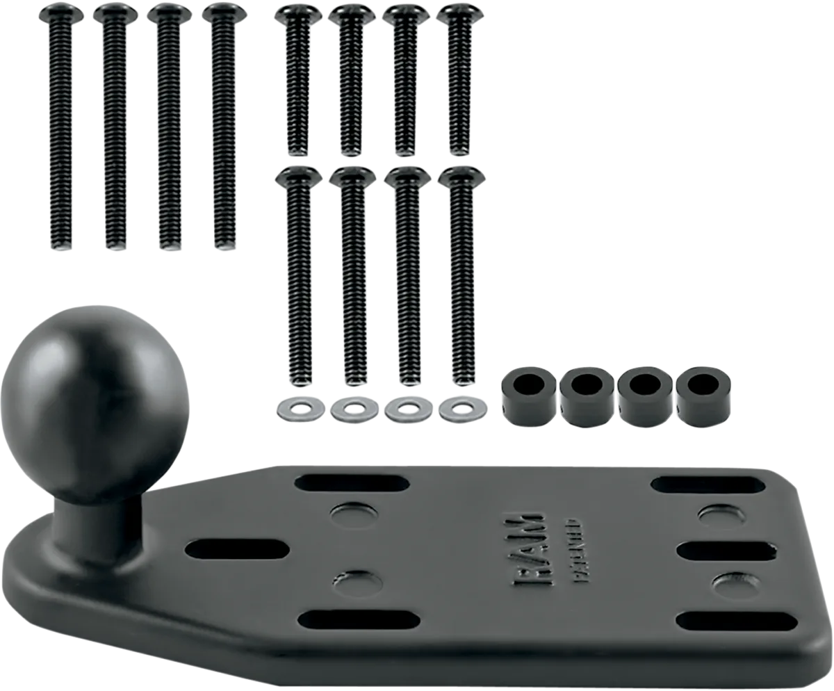 Brake/Clutch Reservoir Cover Mount Base with 1" Ball