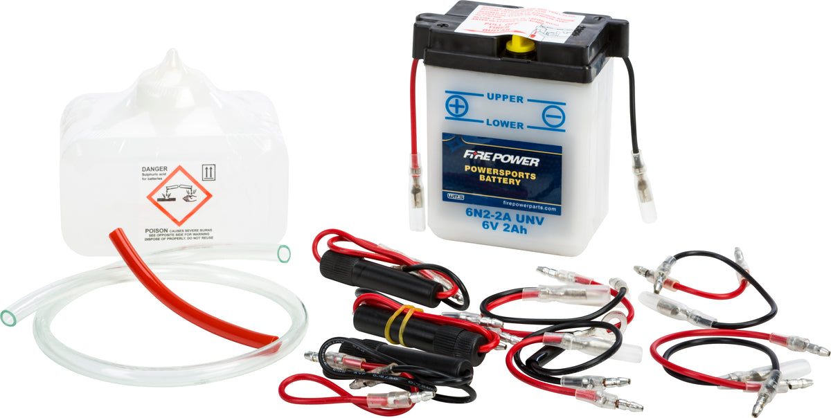 6V Standard Battery w/Acid Pack