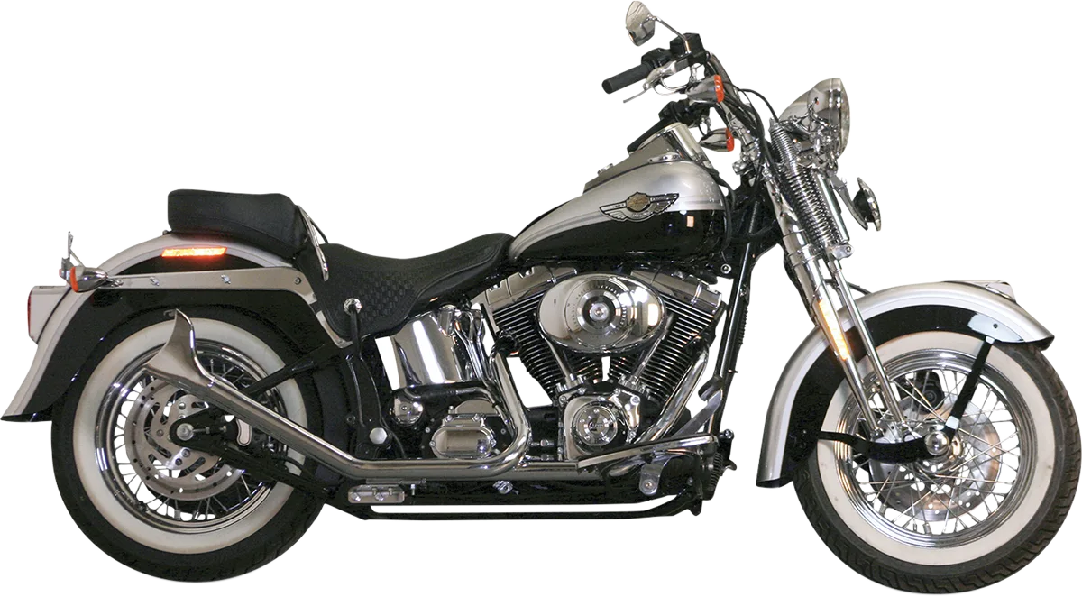1-3/4" “Side by Side” Upsweep Fishtail Exhaust System
