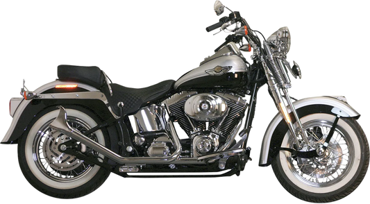 1-3/4" “Side by Side” Upsweep Fishtail Exhaust System