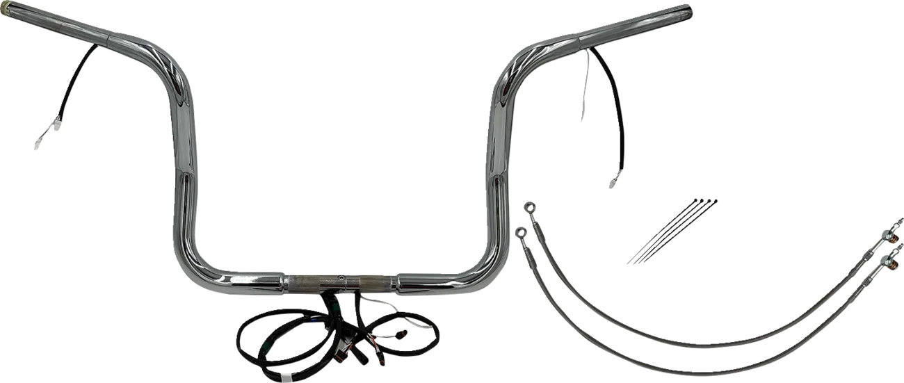 EZ Install Wired 1-1/4" Round Top Handlebar Kit