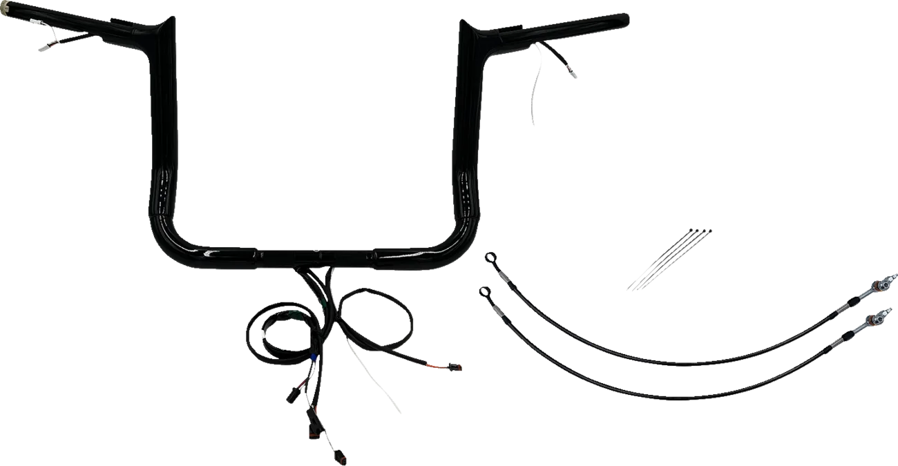 EZ Install Wired 1-1/2" Pointed Top Handlebar Kit