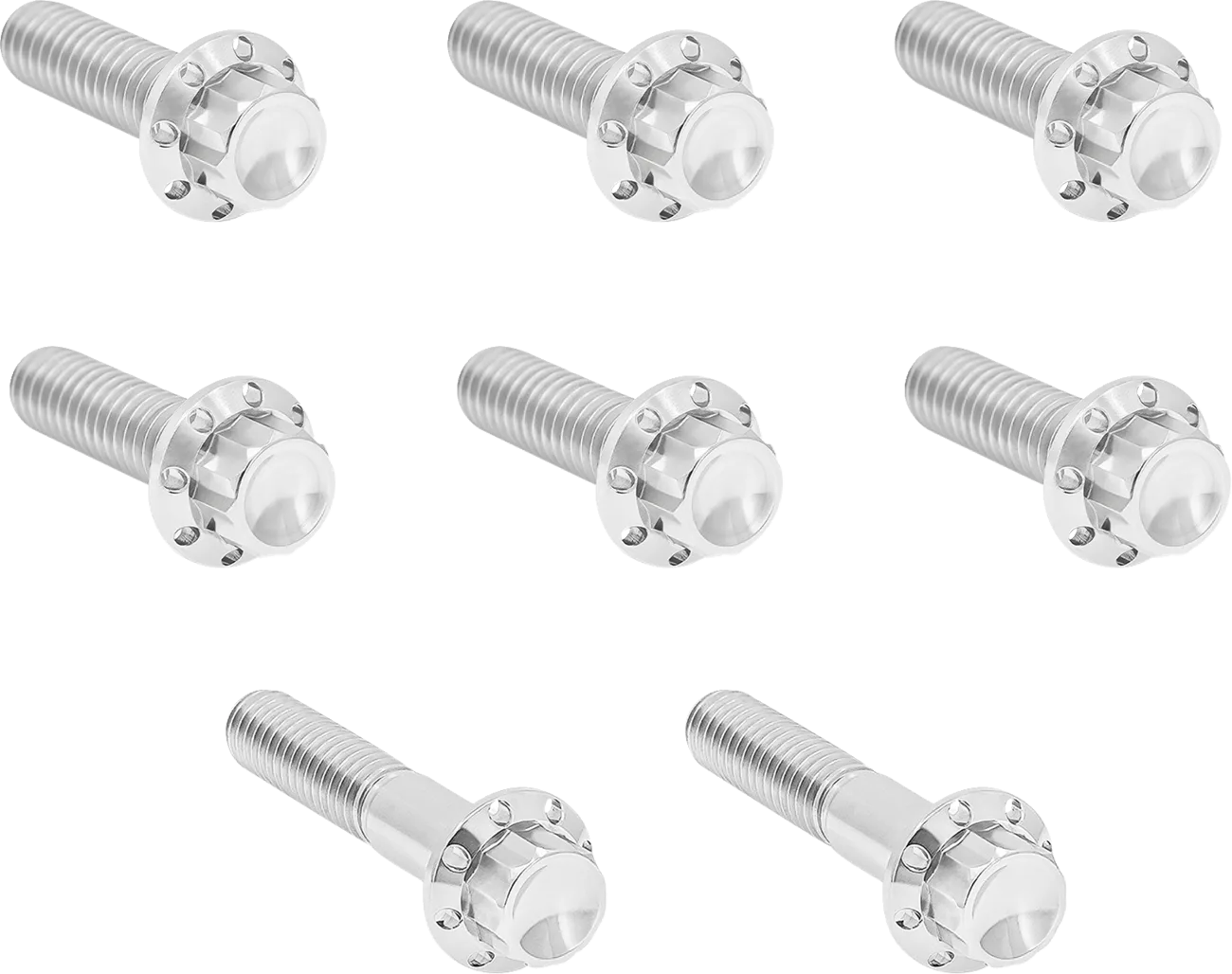 Transmission Trap Door Titanium 12-Point Bolt Kit — For 6-Speed Transmission