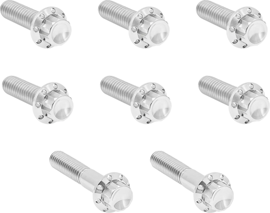 Transmission Trap Door Titanium 12-Point Bolt Kit — For 6-Speed Transmission
