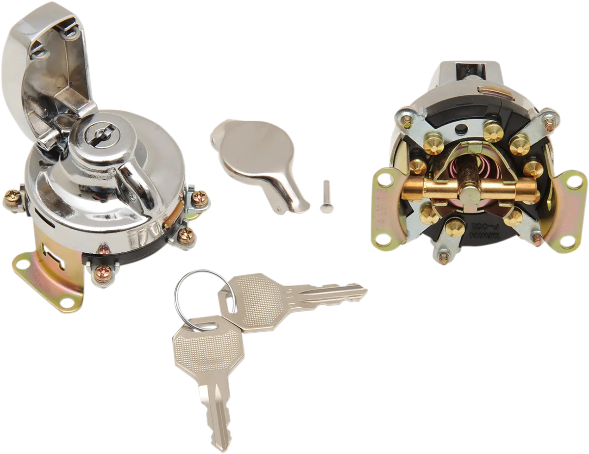 Ignition Switch for Fat Bob Dash, Knuckle/Flat