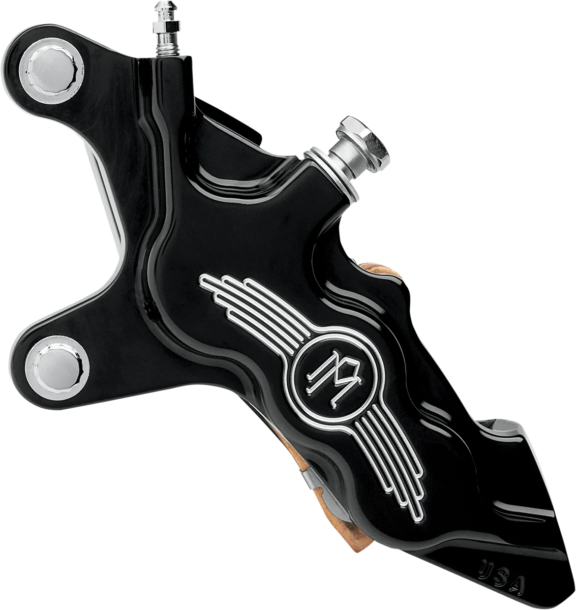 Six-Piston Differential-Bore Front Caliper