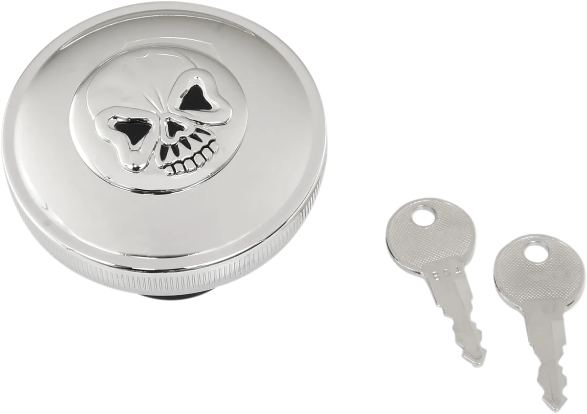 Screw-In Locking Skull Gas Cap