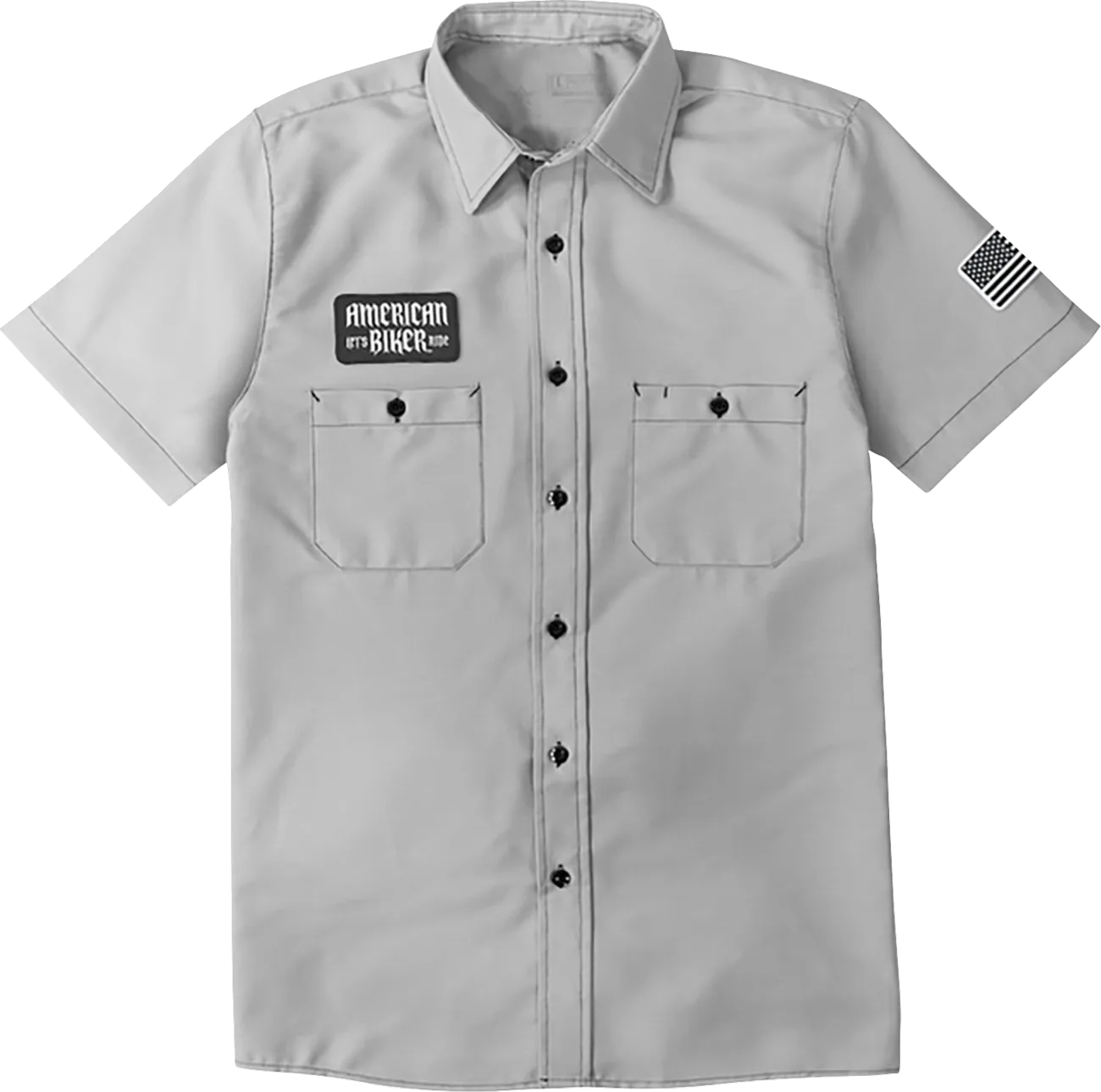Biker Sam Contrast Stitch Shop Shirt