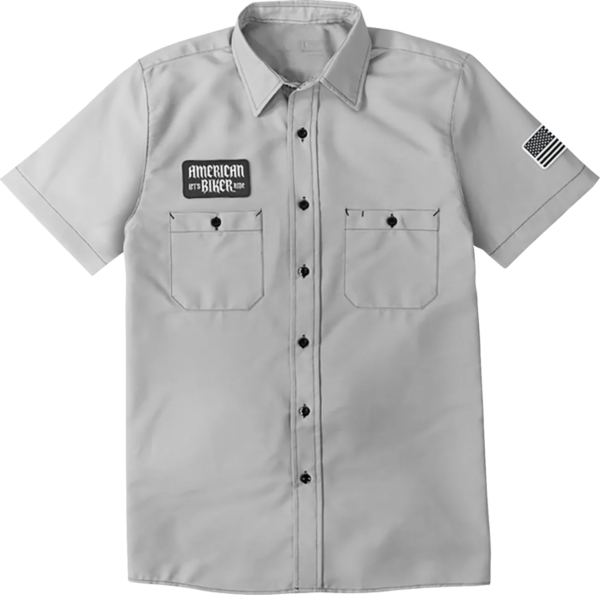 Biker Sam Contrast Stitch Shop Shirt