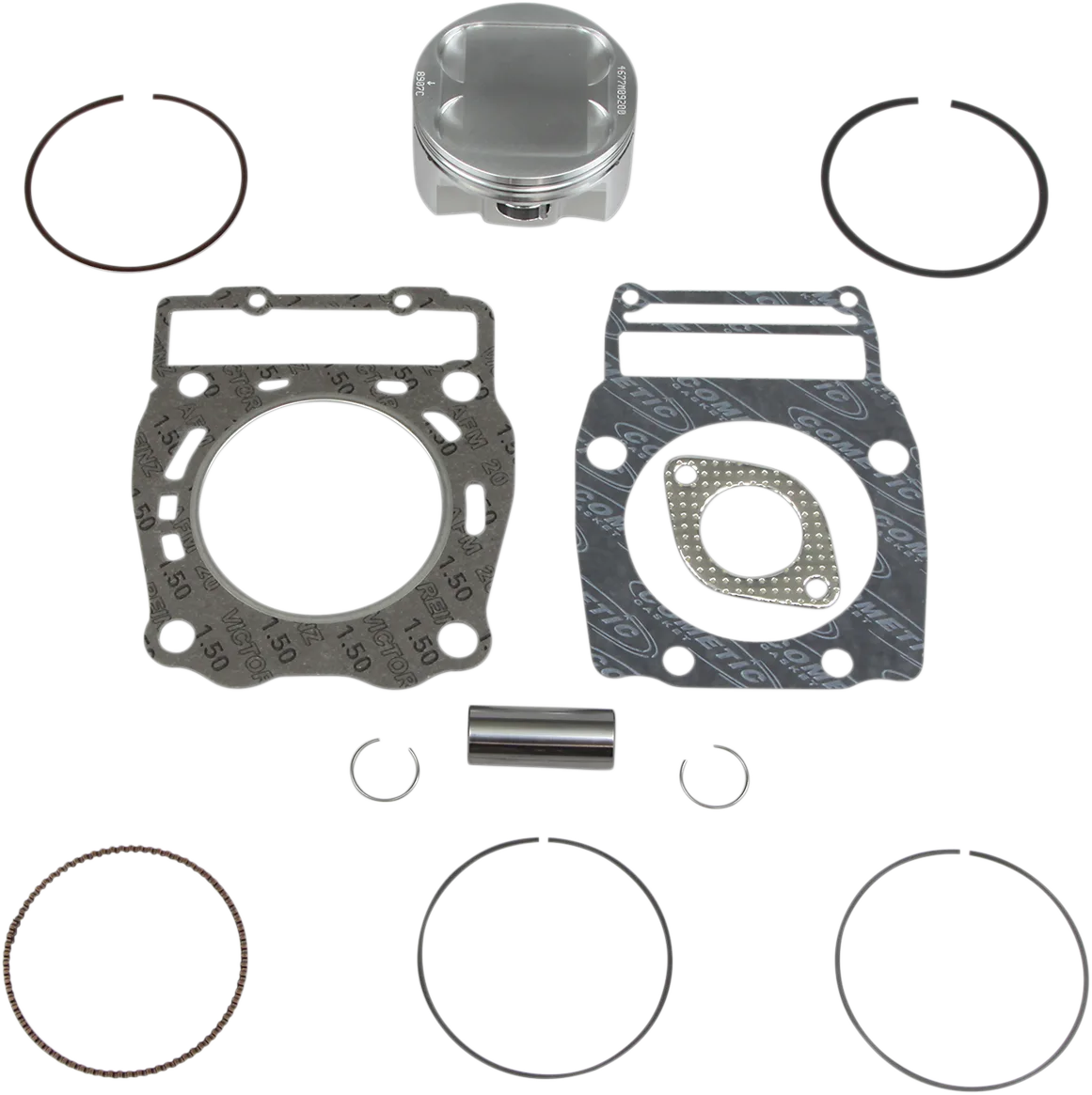 High-Performance Piston Kit with Gaskets for 4-Stroke