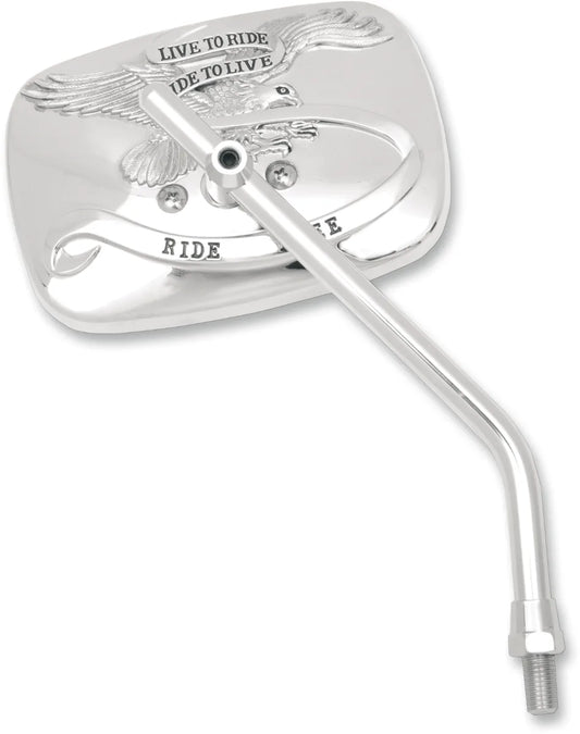 "Ride Free" Steel Mirror