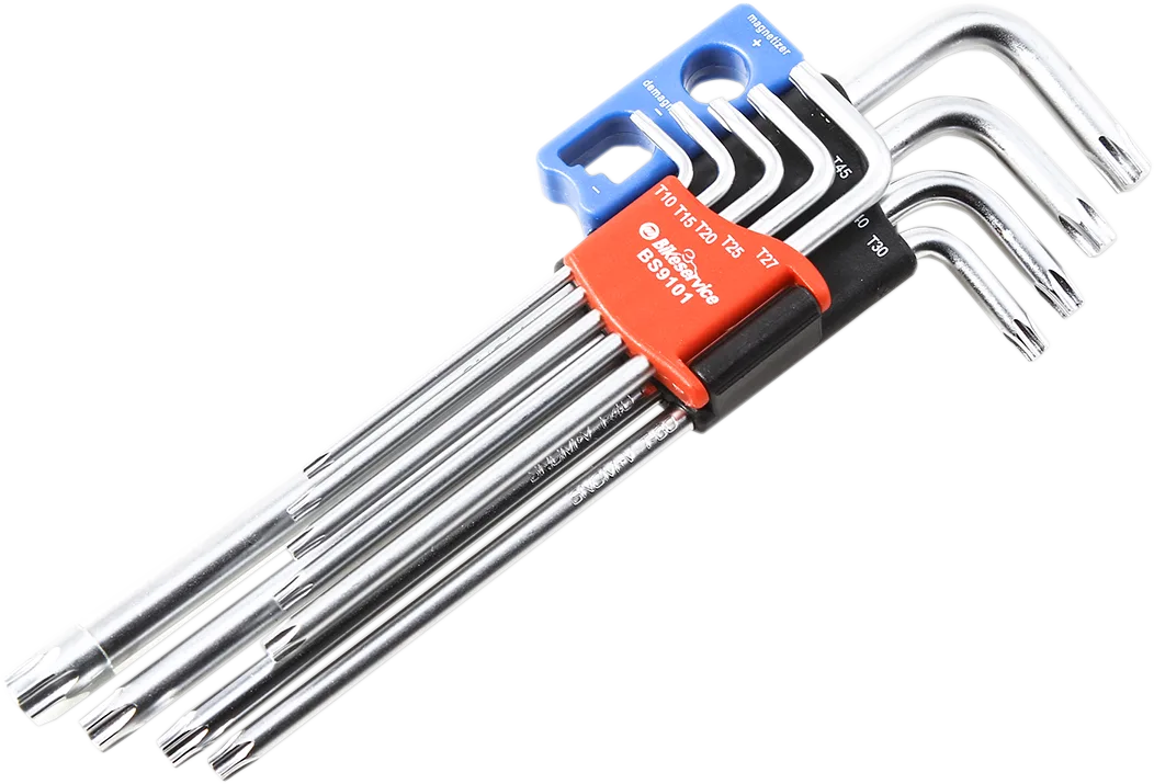 Extra Long Magnetic Torx Key Set