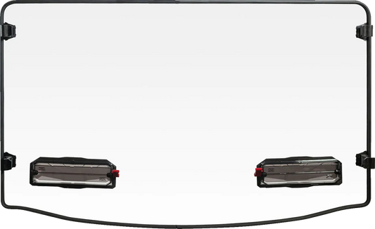 Tool-less Versa-Vent Windshield