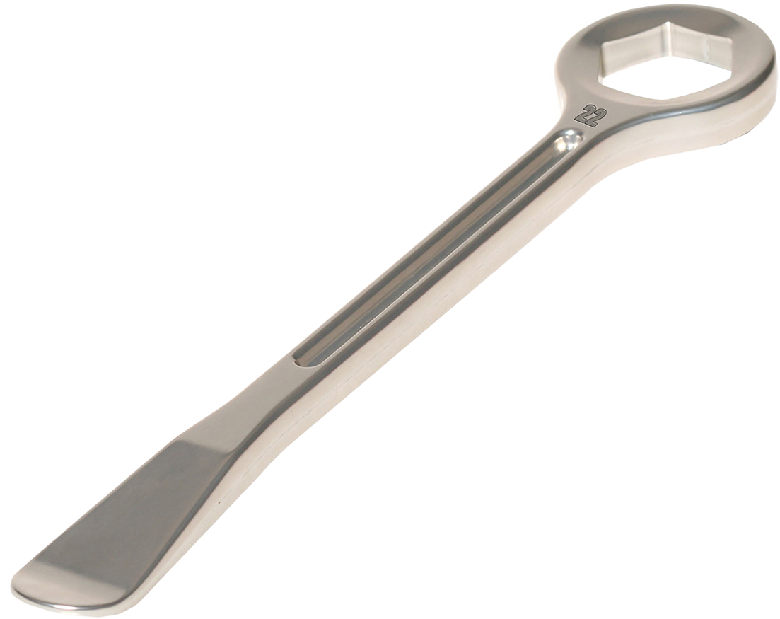 Spoon and Spanner End Tire Lever