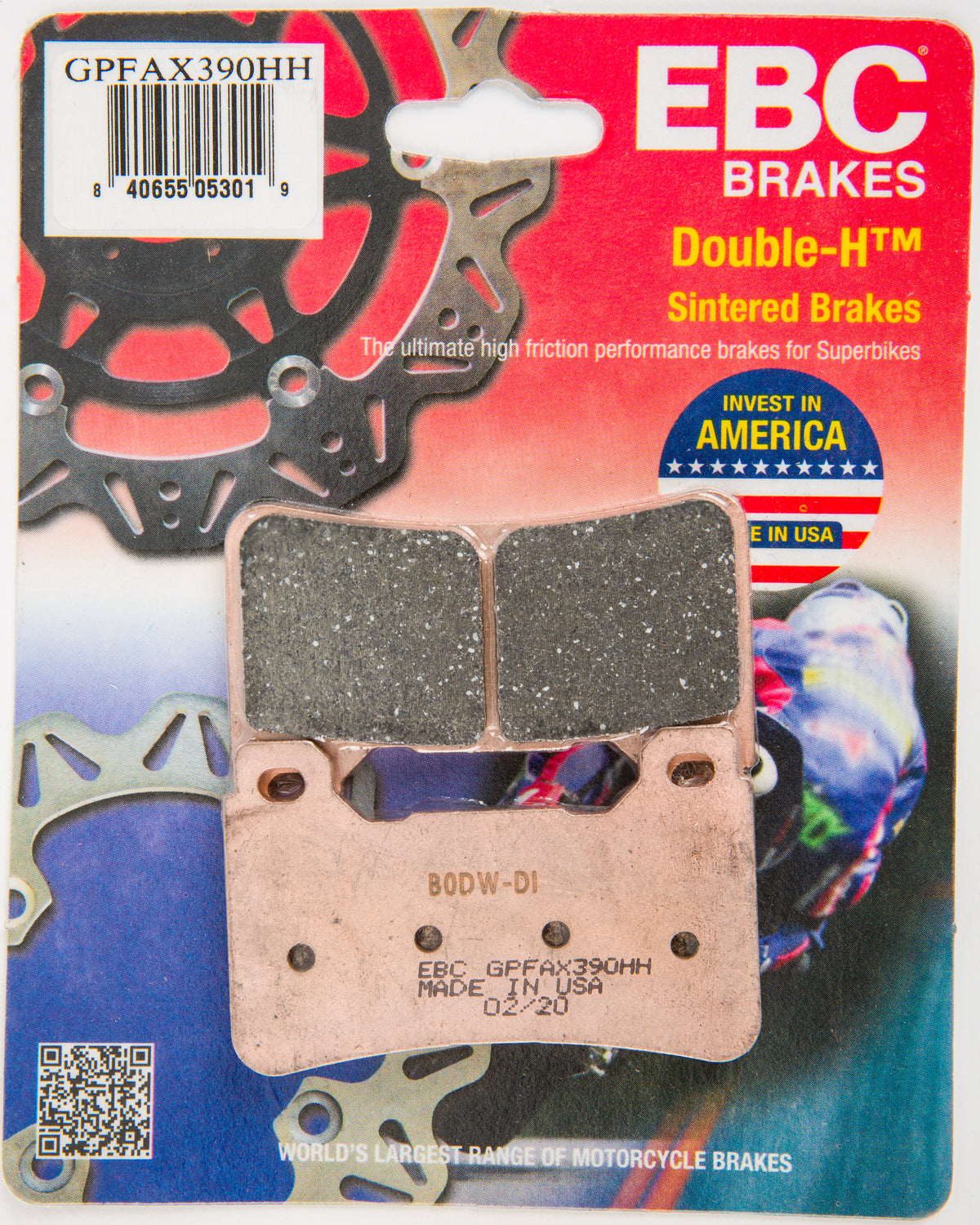 GPFAX Sintered Road Race Brake Pads