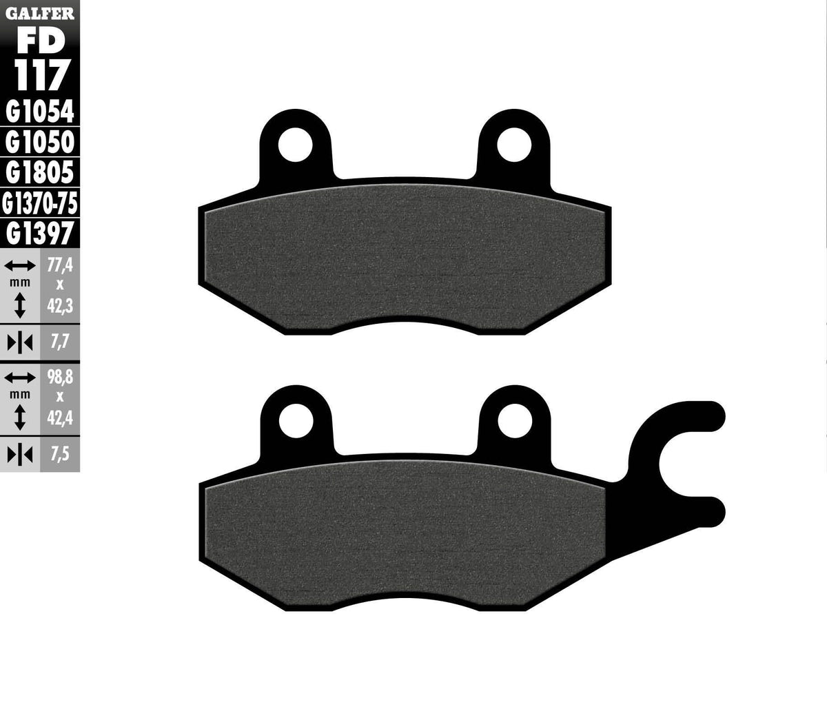 G-Semi-Metallic Brake Pads