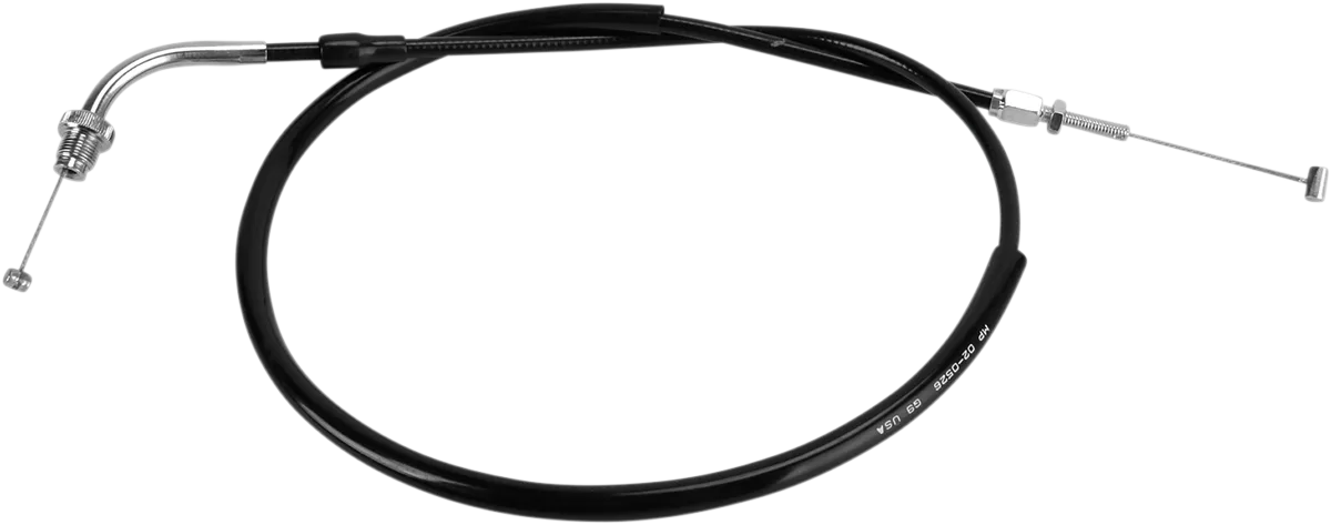 Black Vinyl Throttle Cable