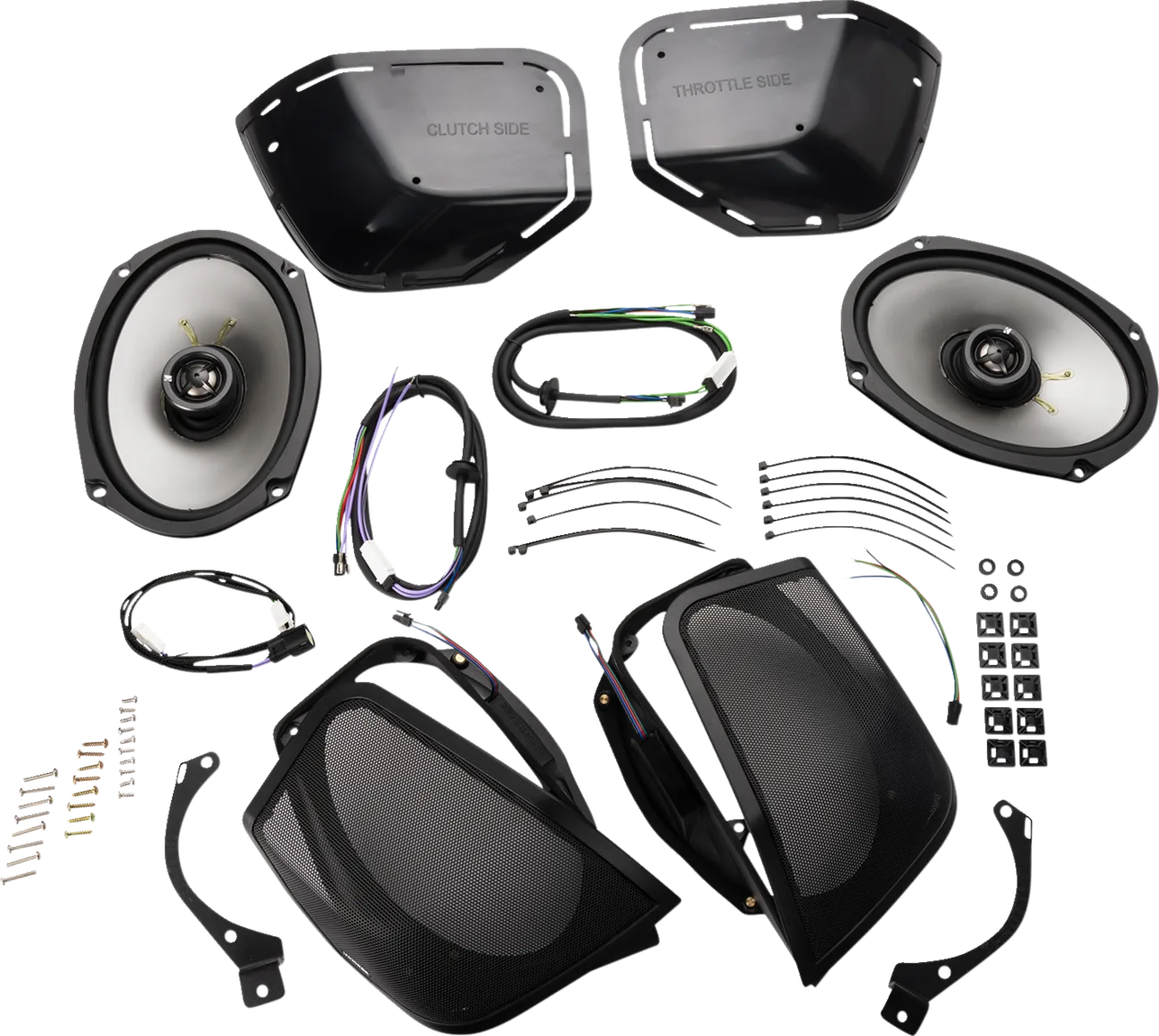 Saddlebag Cut-In Lid Kit with Speakers