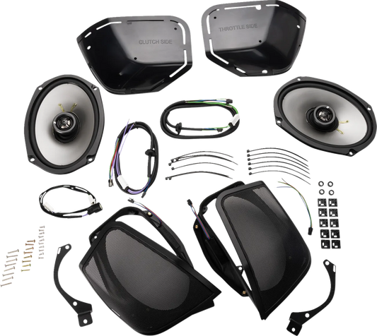 Saddlebag Cut-In Lid Kit with Speakers