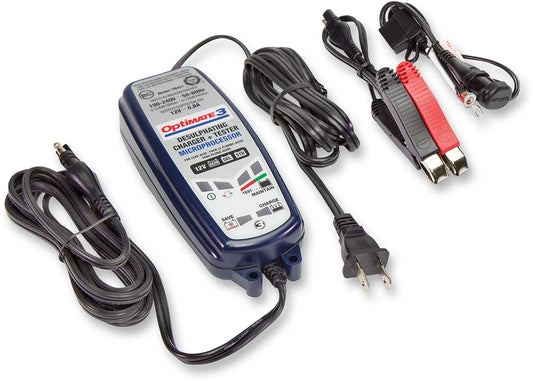 OptiMate™ 3 Battery Charger and Maintainer