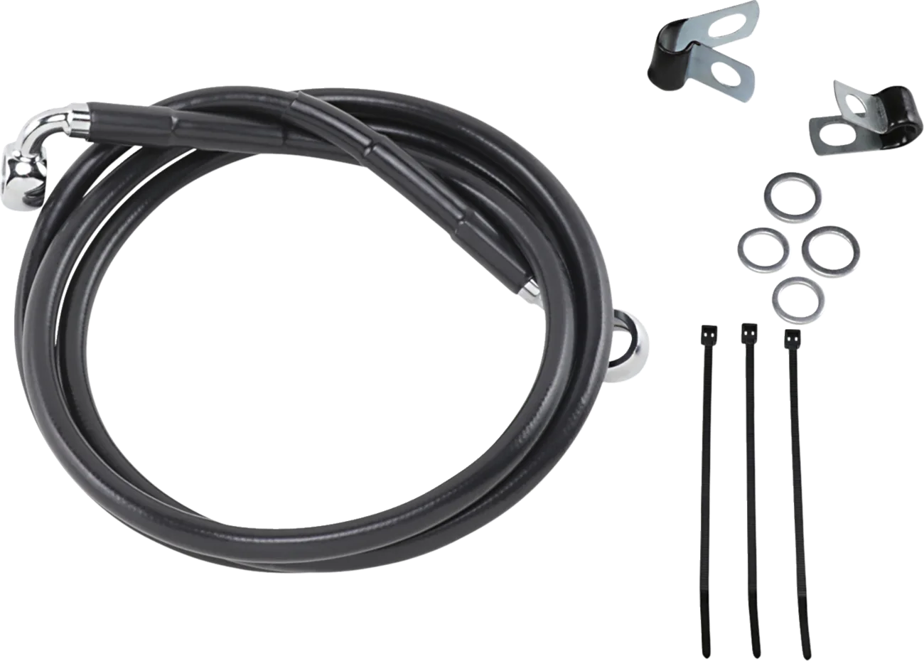 Extended Length Black Vinyl Brake Line Kit